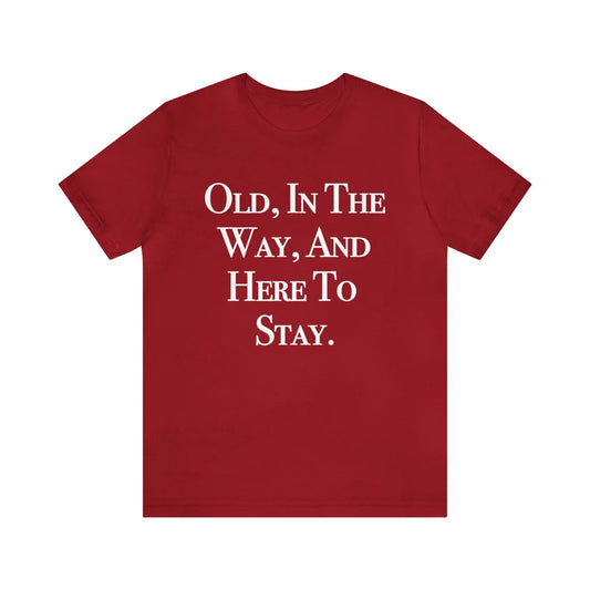 Here To Stay Men's Tee - Wicked Tees