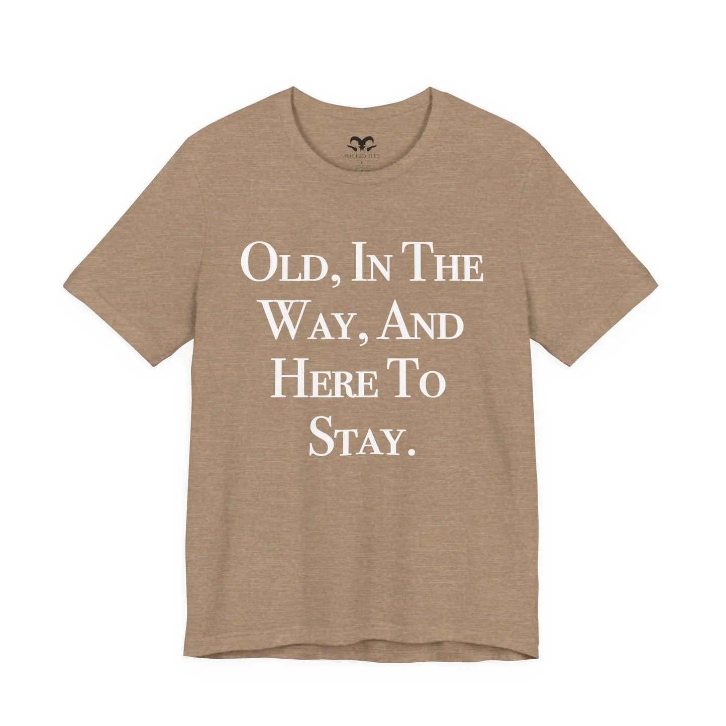 Here To Stay Men's Tee - Wicked Tees