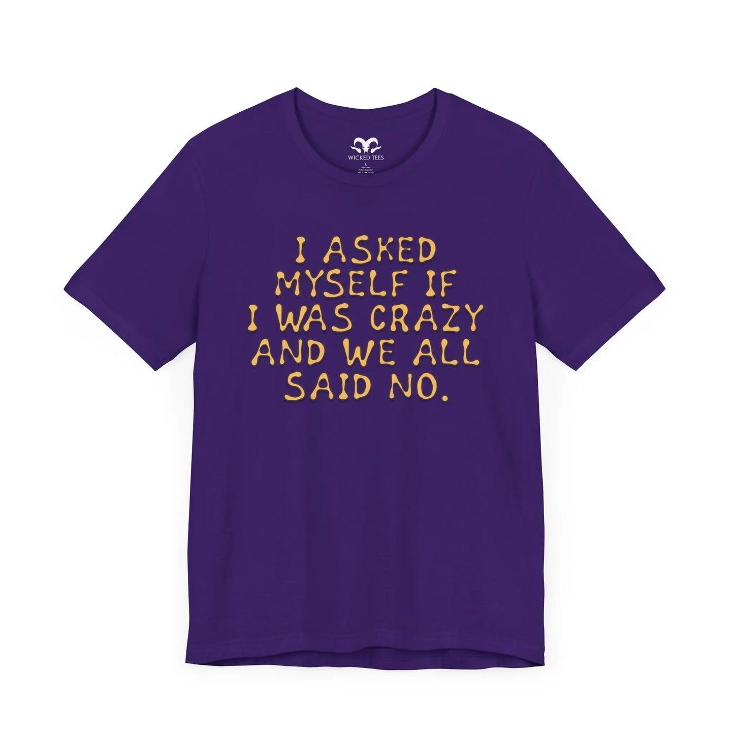 I Asked Myself If I Was Crazy Men's Tee - Wicked Tees