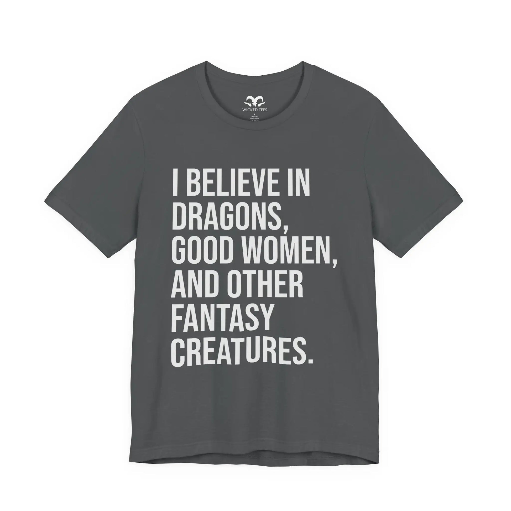 I Believe In Dragons Men's Short Sleeve Tee - Wicked Tees