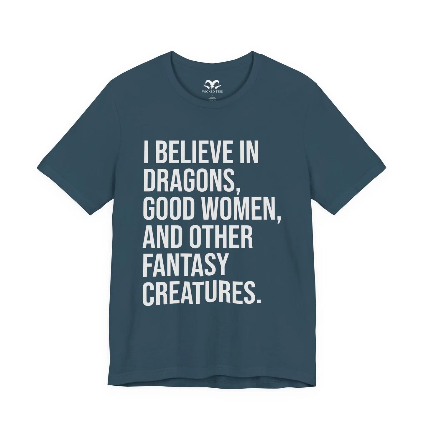 I Believe In Dragons Men's Short Sleeve Tee - Wicked Tees