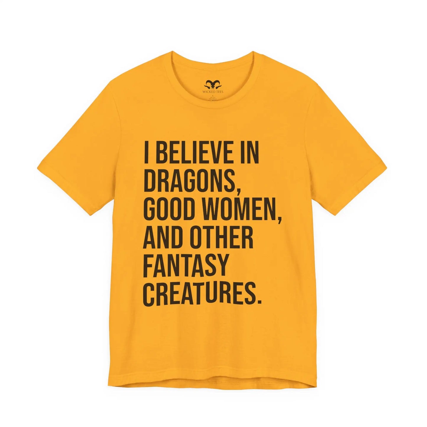 I Believe In Dragons Men's Short Sleeve Tee - Wicked Tees
