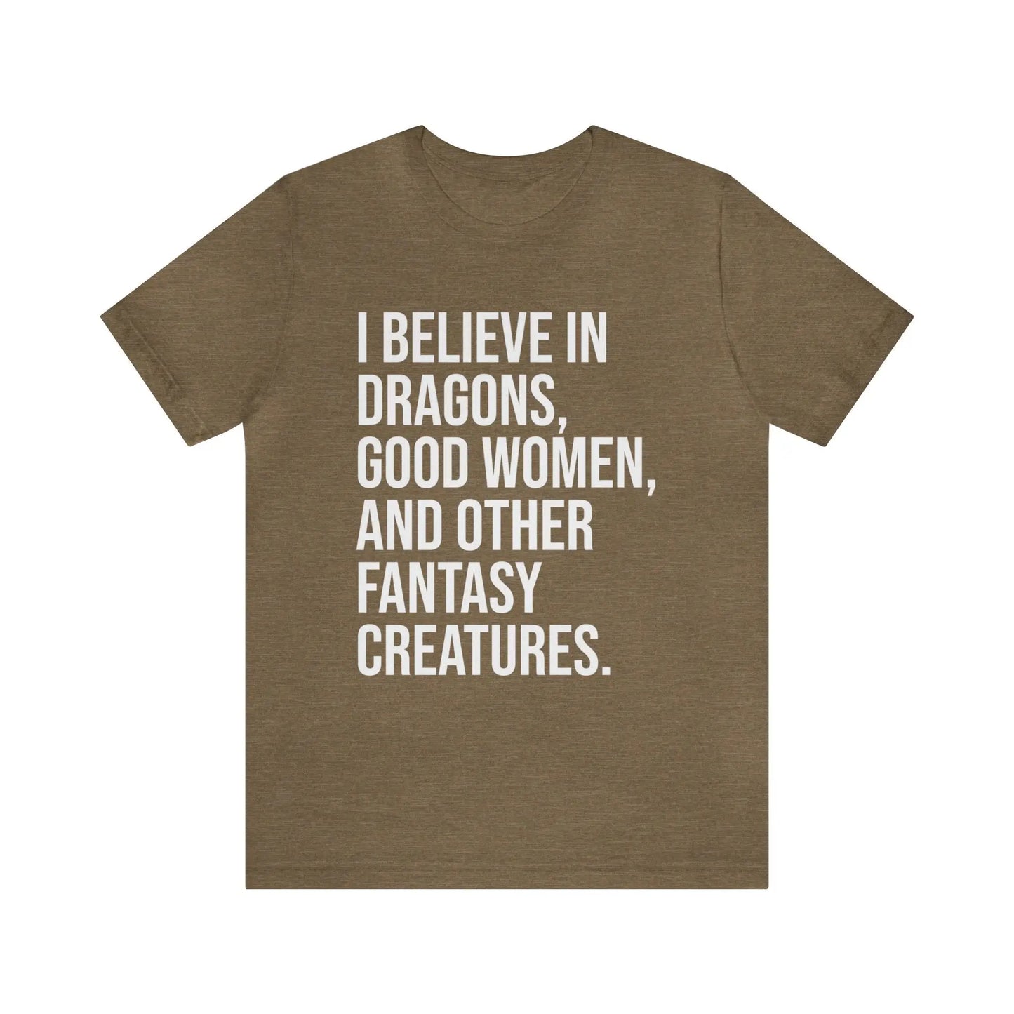 I Believe In Dragons Men's Short Sleeve Tee - Wicked Tees