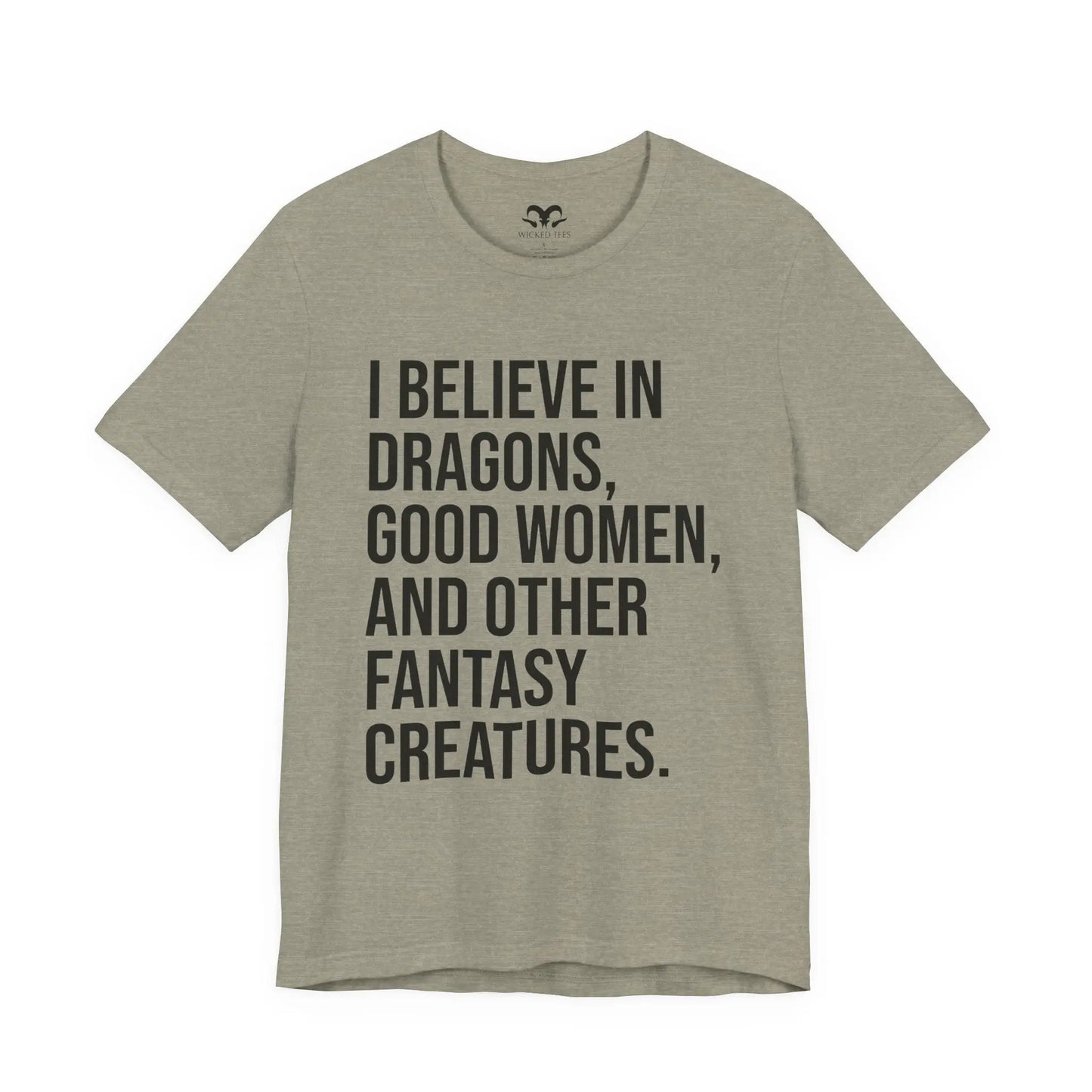 I Believe In Dragons Men's Short Sleeve Tee - Wicked Tees