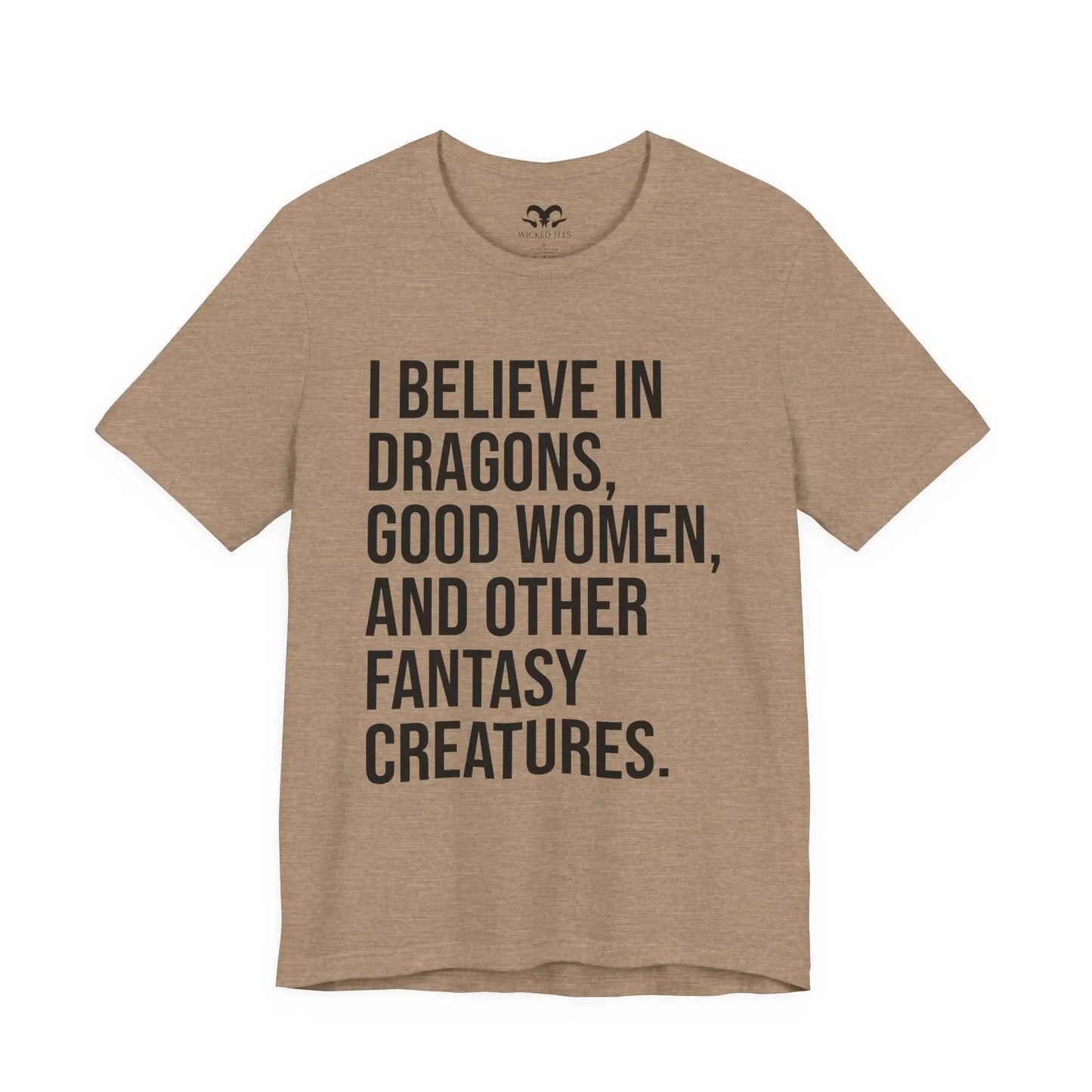 I Believe In Dragons Men's Short Sleeve Tee - Wicked Tees