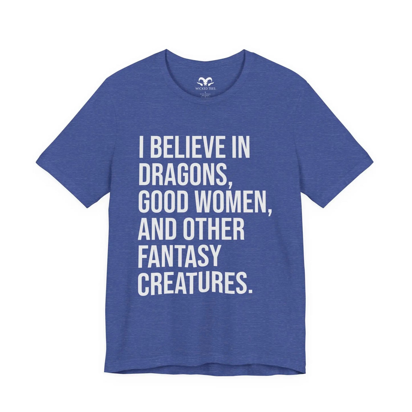 I Believe In Dragons Men's Short Sleeve Tee - Wicked Tees