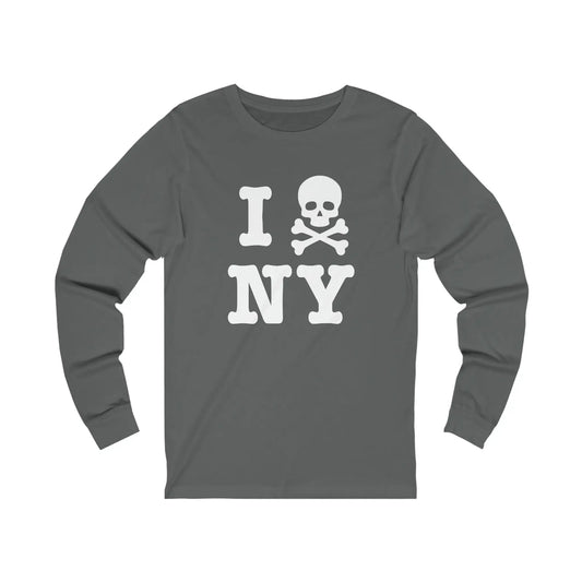 I Hate New York Men's Long Sleeve Tee - Wicked Tees