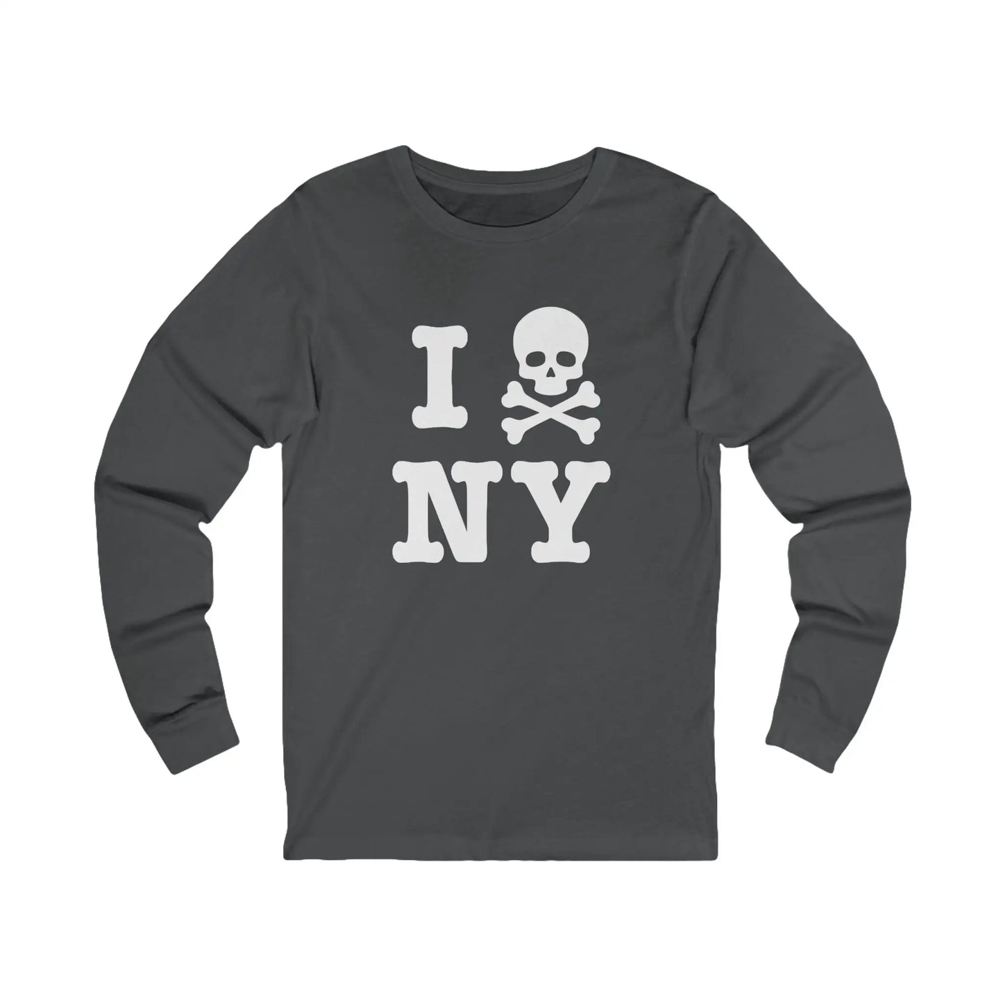 I Hate New York Men's Long Sleeve Tee - Wicked Tees