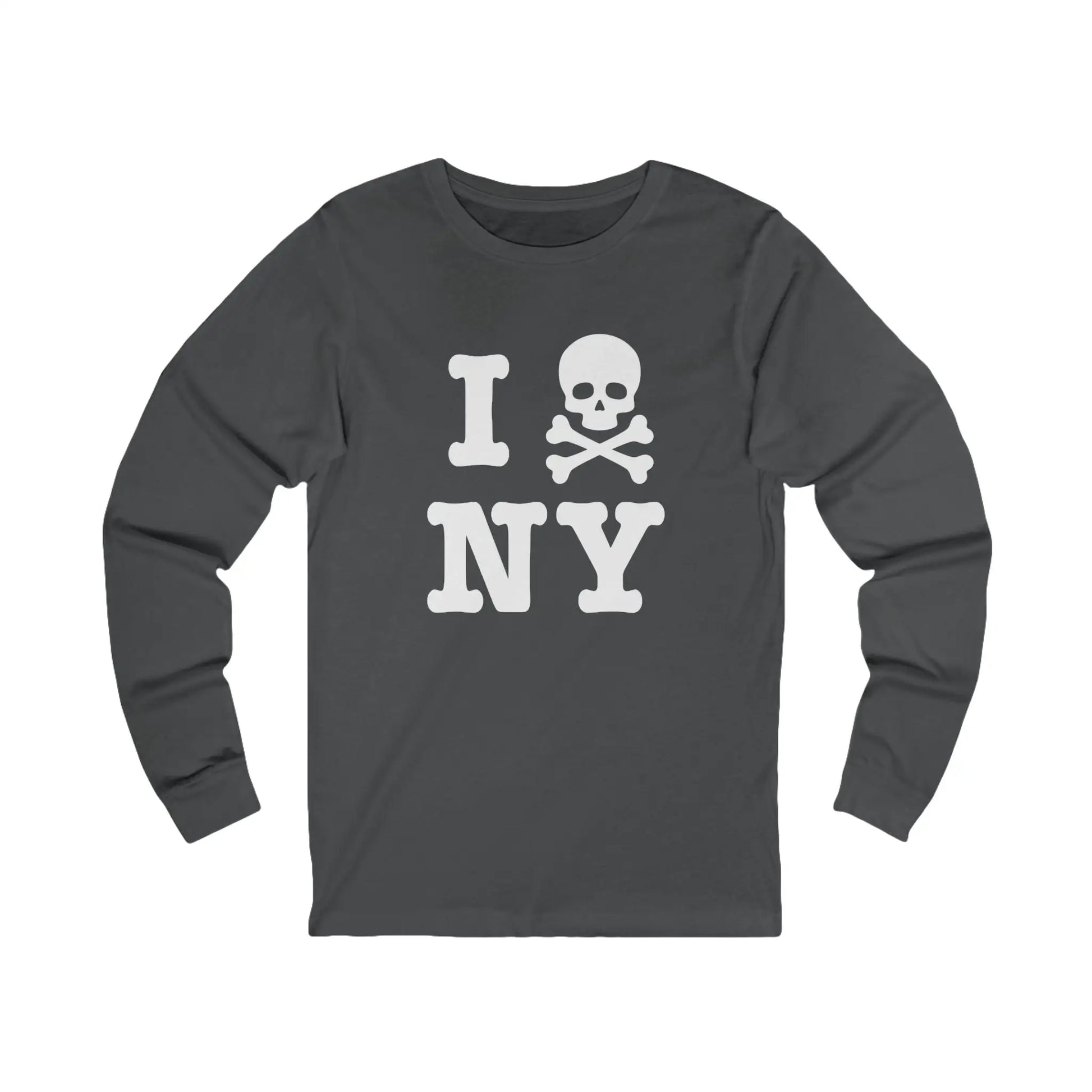 I Hate New York Men's Long Sleeve Tee - Wicked Tees