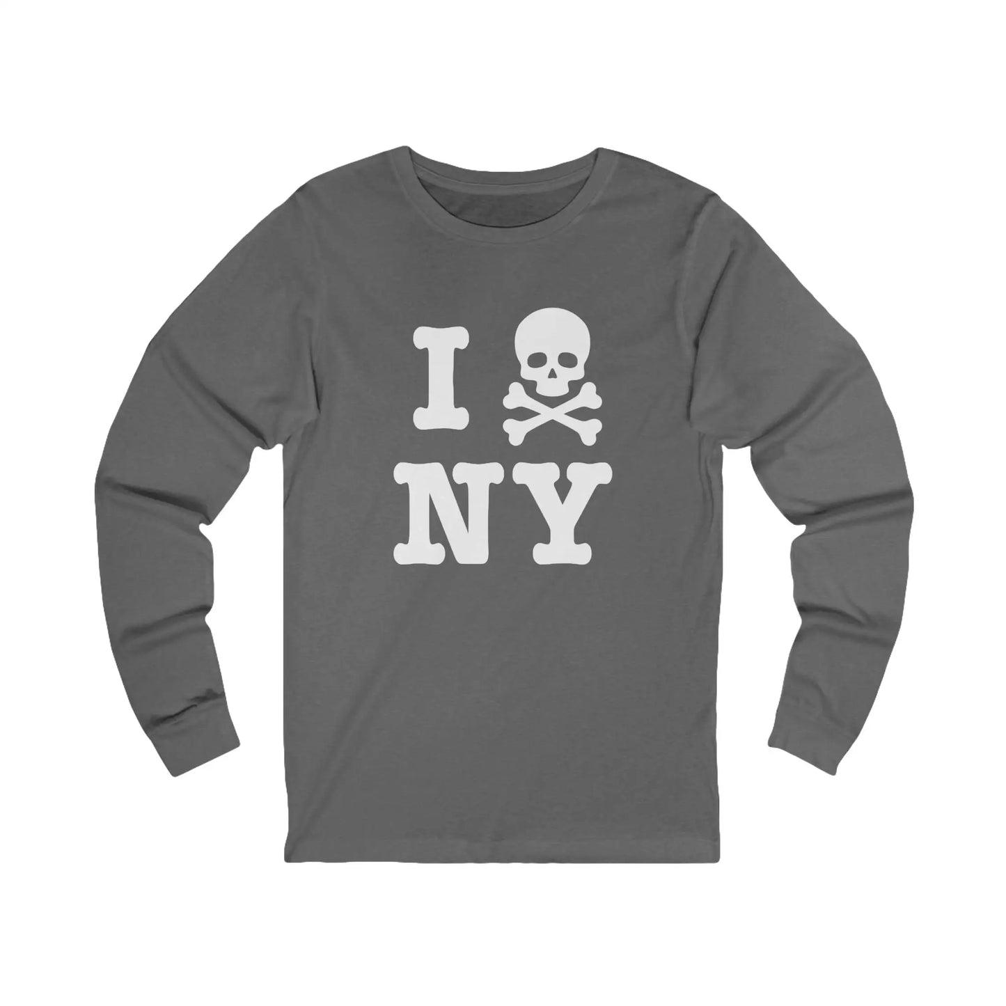 I Hate New York Men's Long Sleeve Tee - Wicked Tees