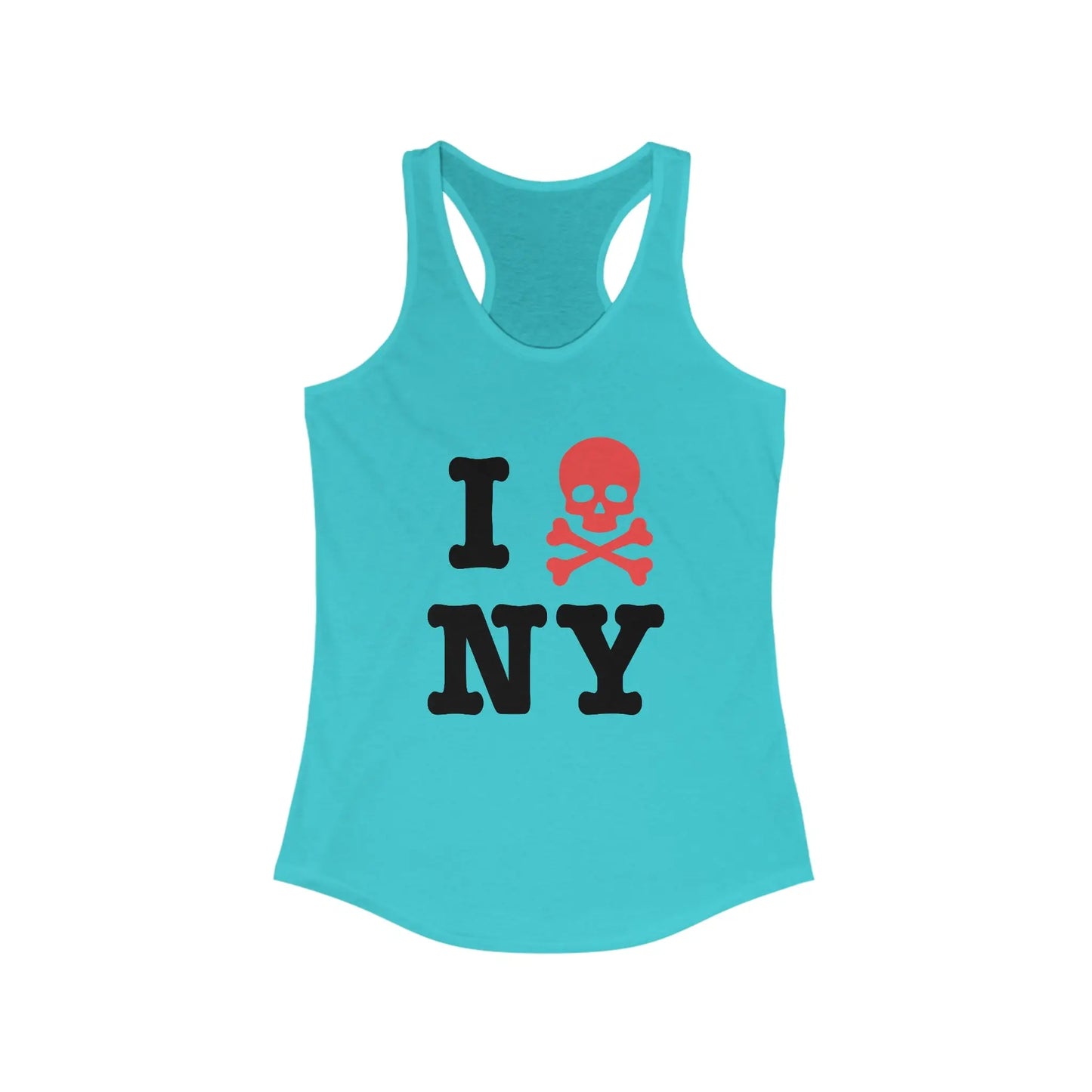 I Hate New York Women's Racerback Tank - Wicked Tees