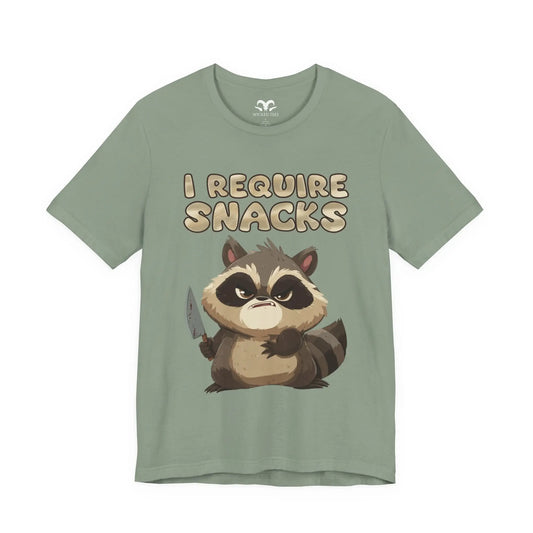 I Require Snacks Men's Tee - Wicked Tees