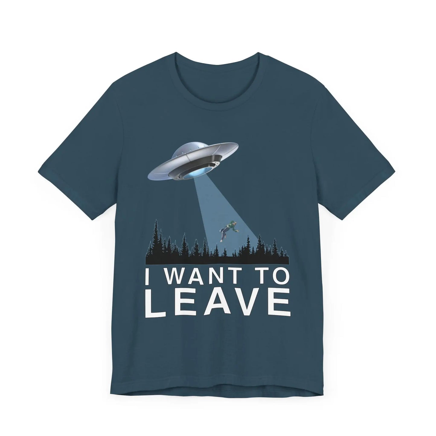 I Want To Leave Men's Tee - Wicked Tees