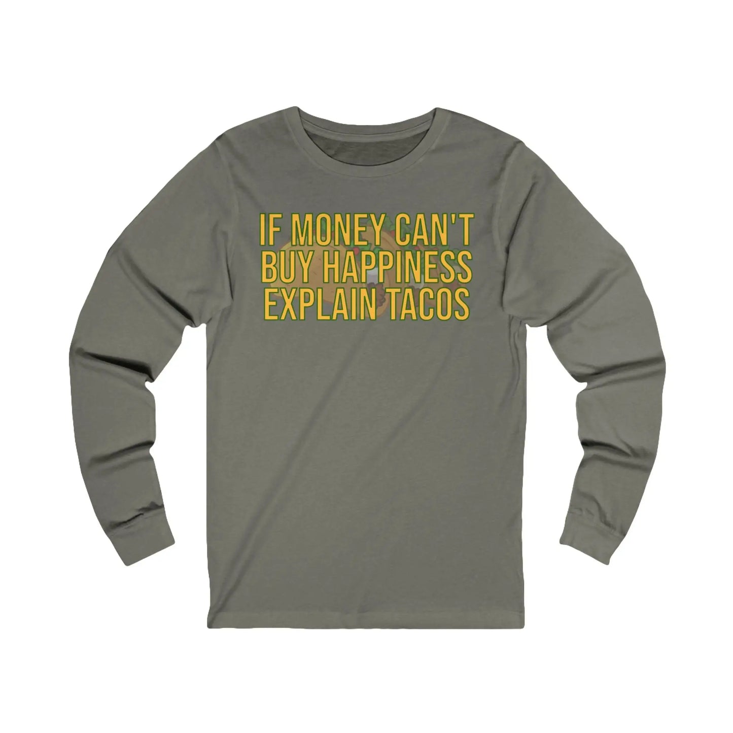 If Money Can't Buy Happiness Men's Long Sleeve - Wicked Tees