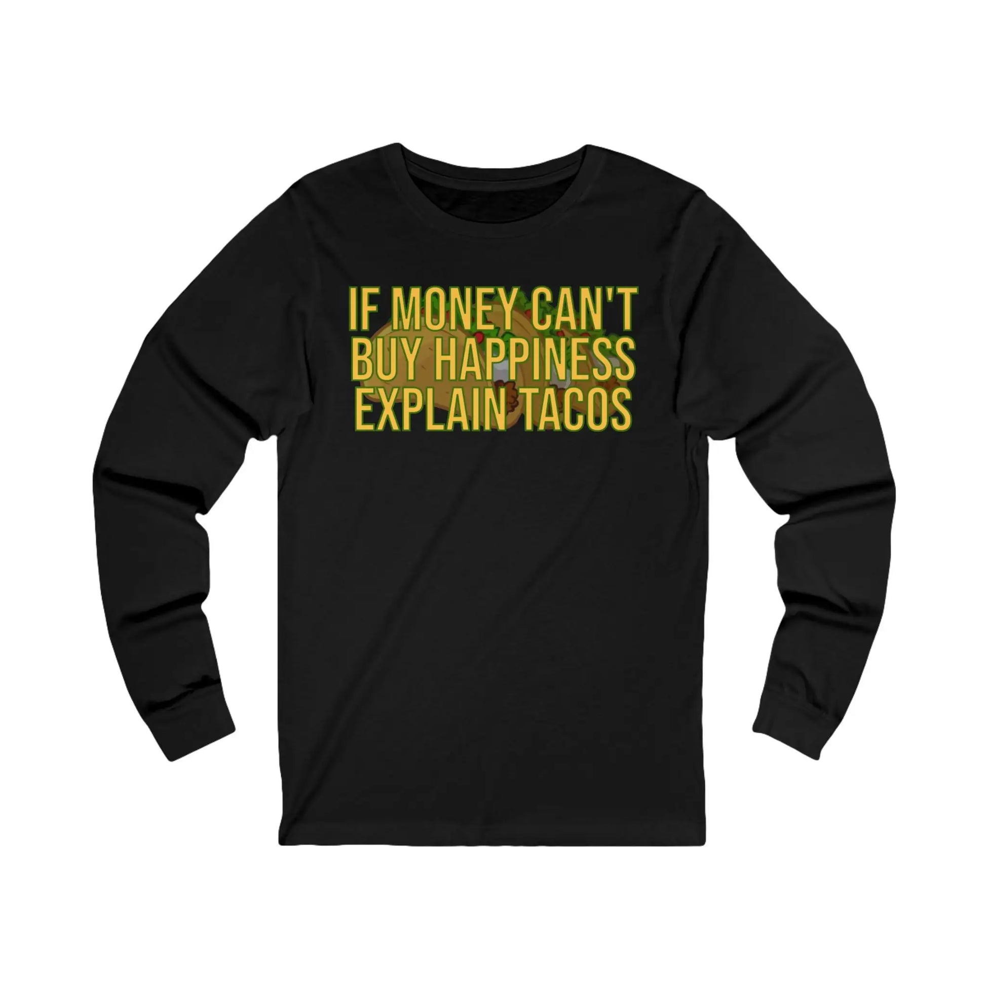 If Money Can't Buy Happiness Men's Long Sleeve - Wicked Tees