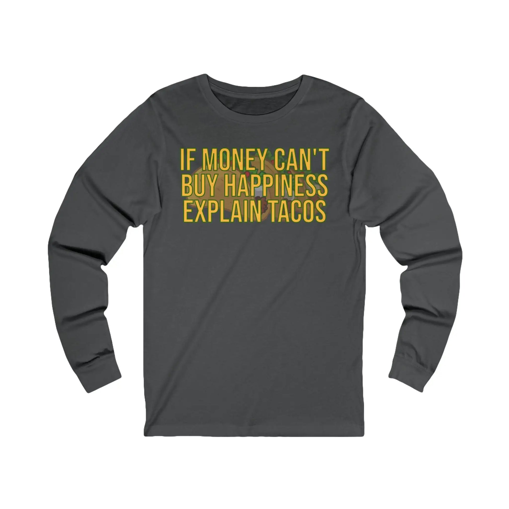 If Money Can't Buy Happiness Men's Long Sleeve - Wicked Tees