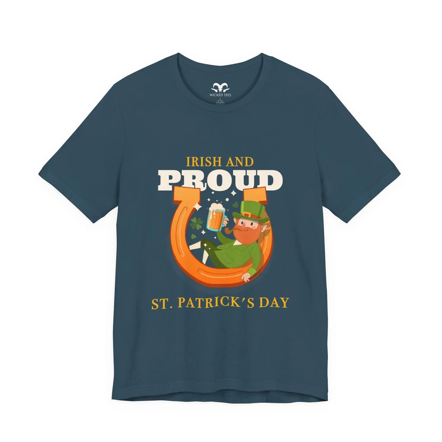 Irish And Proud Men's Tee - Wicked Tees