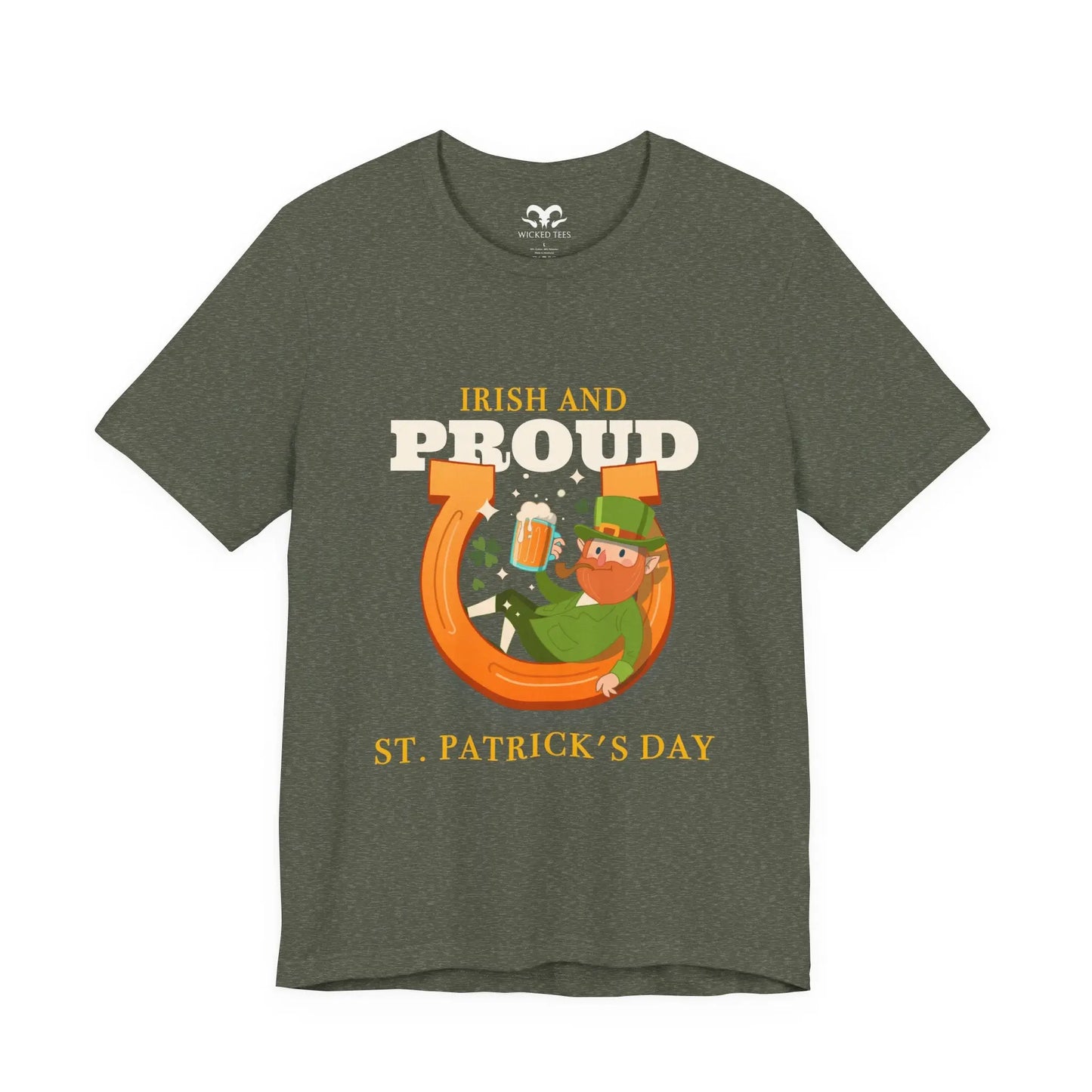 Irish And Proud Men's Tee - Wicked Tees