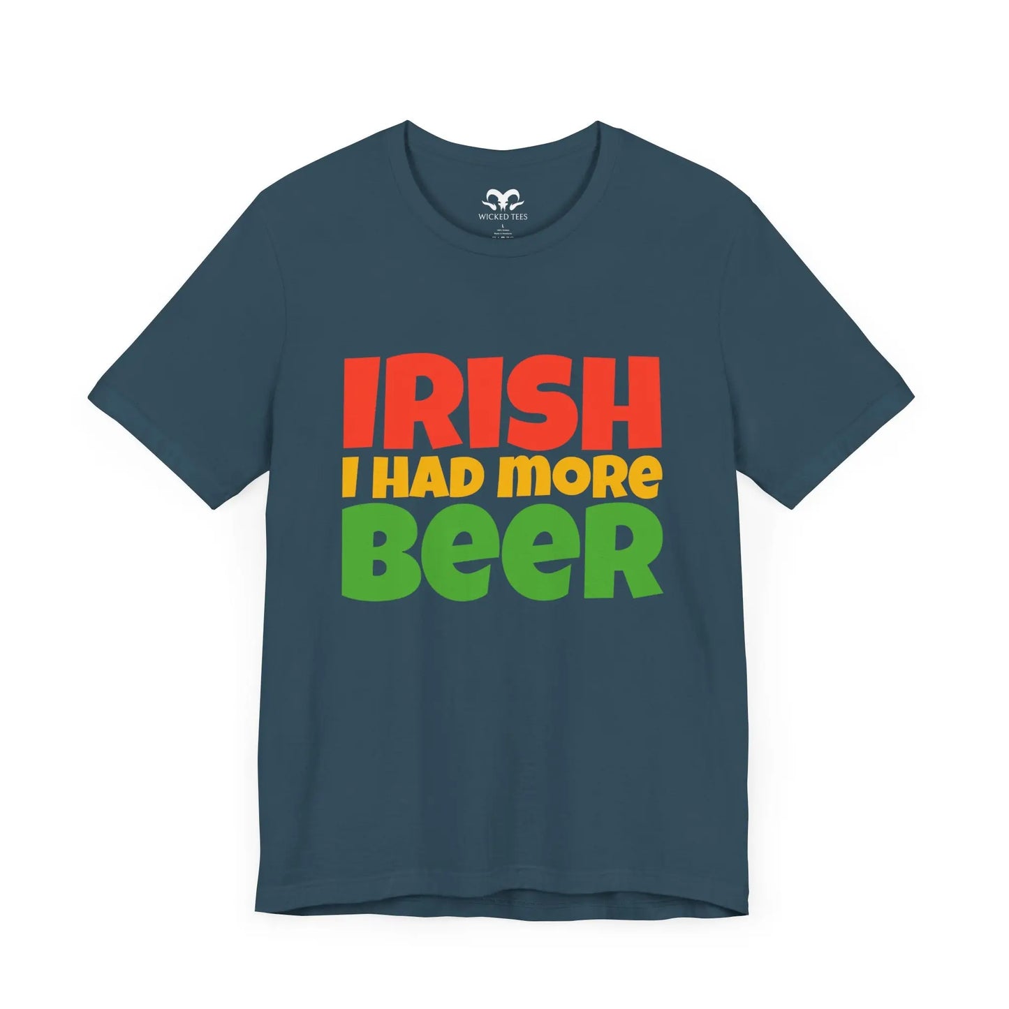 Irish I Had More Beer Men's Short Sleeve Tee - Wicked Tees