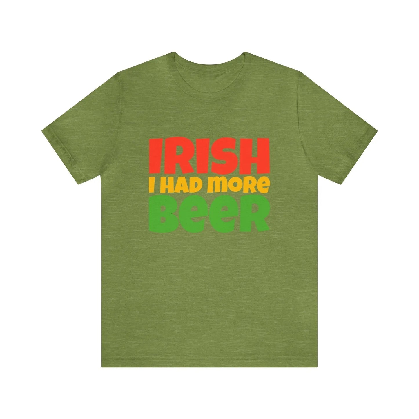 Irish I Had More Beer Men's Short Sleeve Tee - Wicked Tees