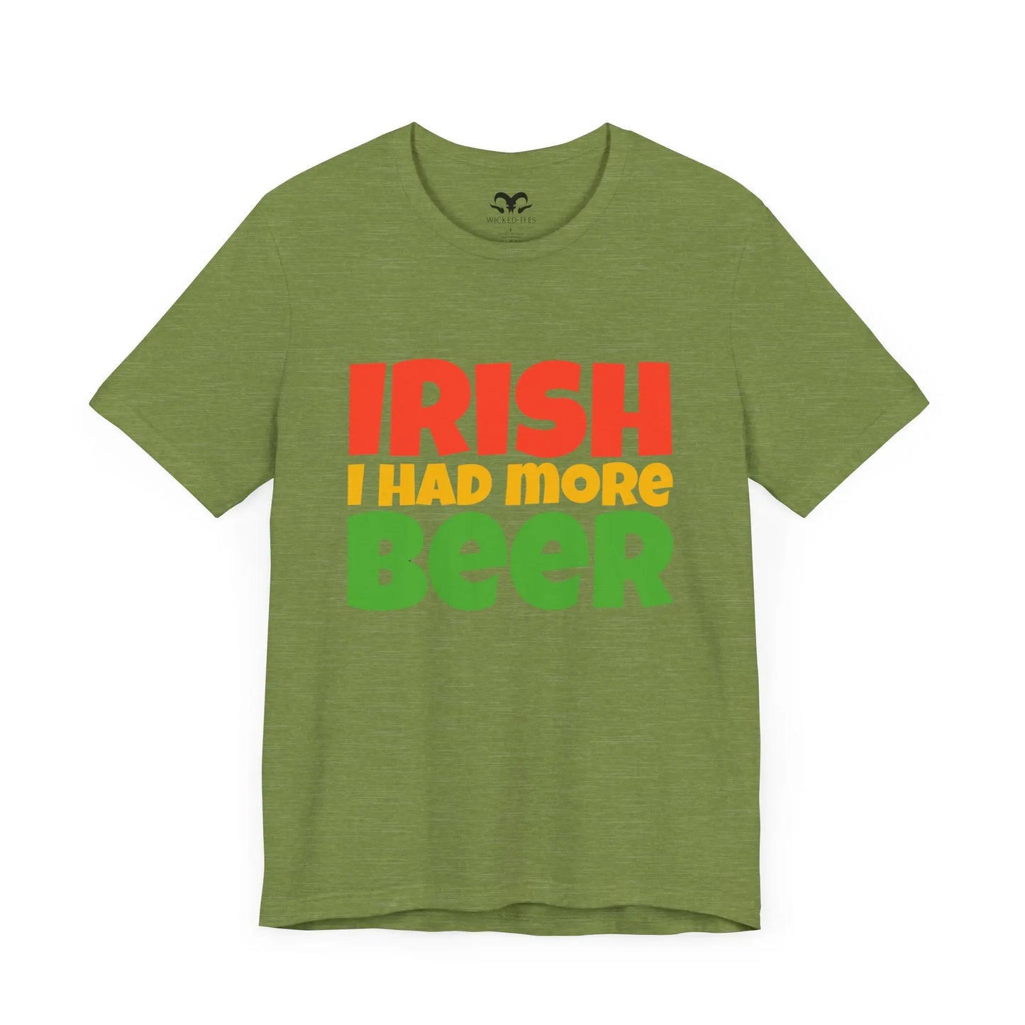 Irish I Had More Beer Men's Short Sleeve Tee - Wicked Tees