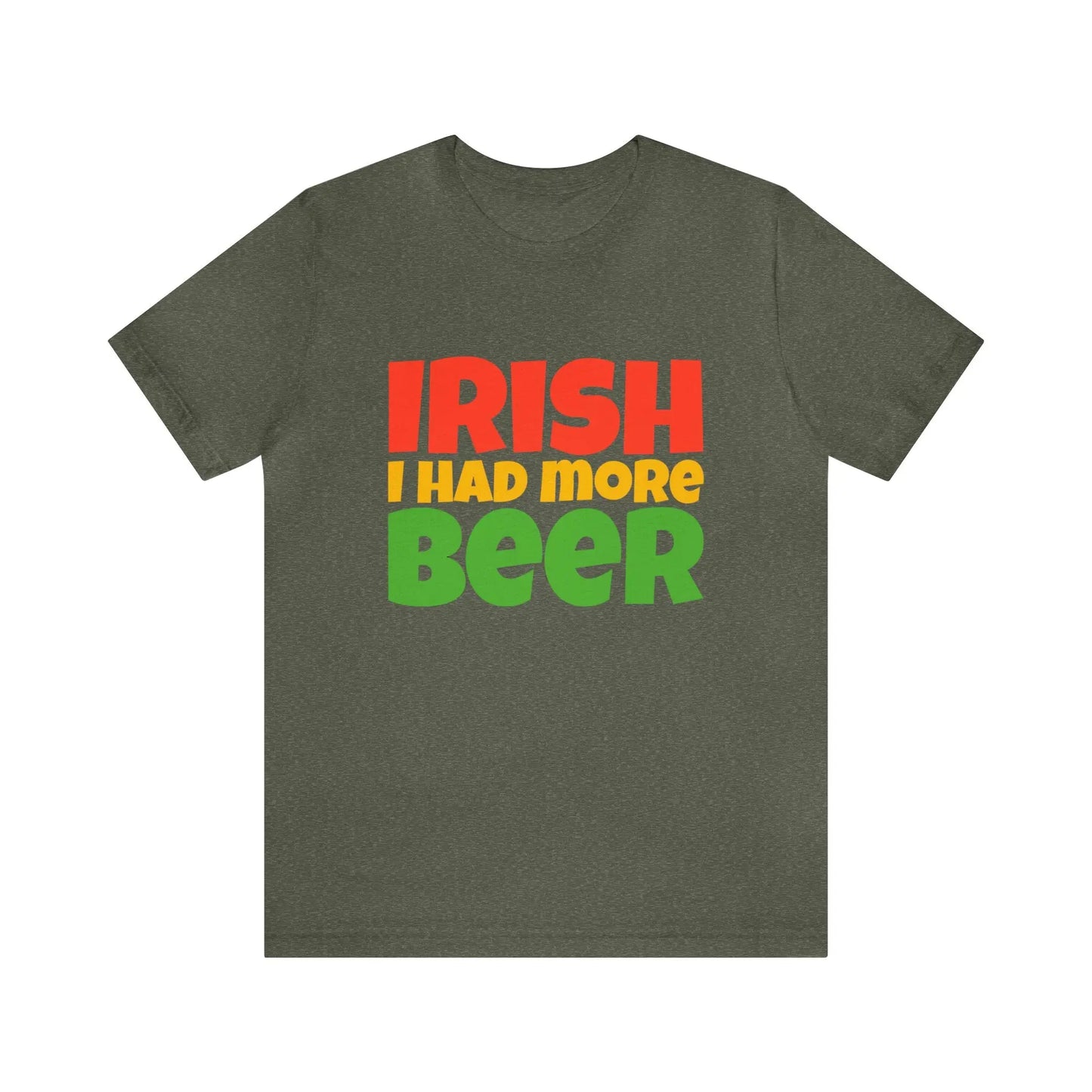 Irish I Had More Beer Men's Short Sleeve Tee - Wicked Tees