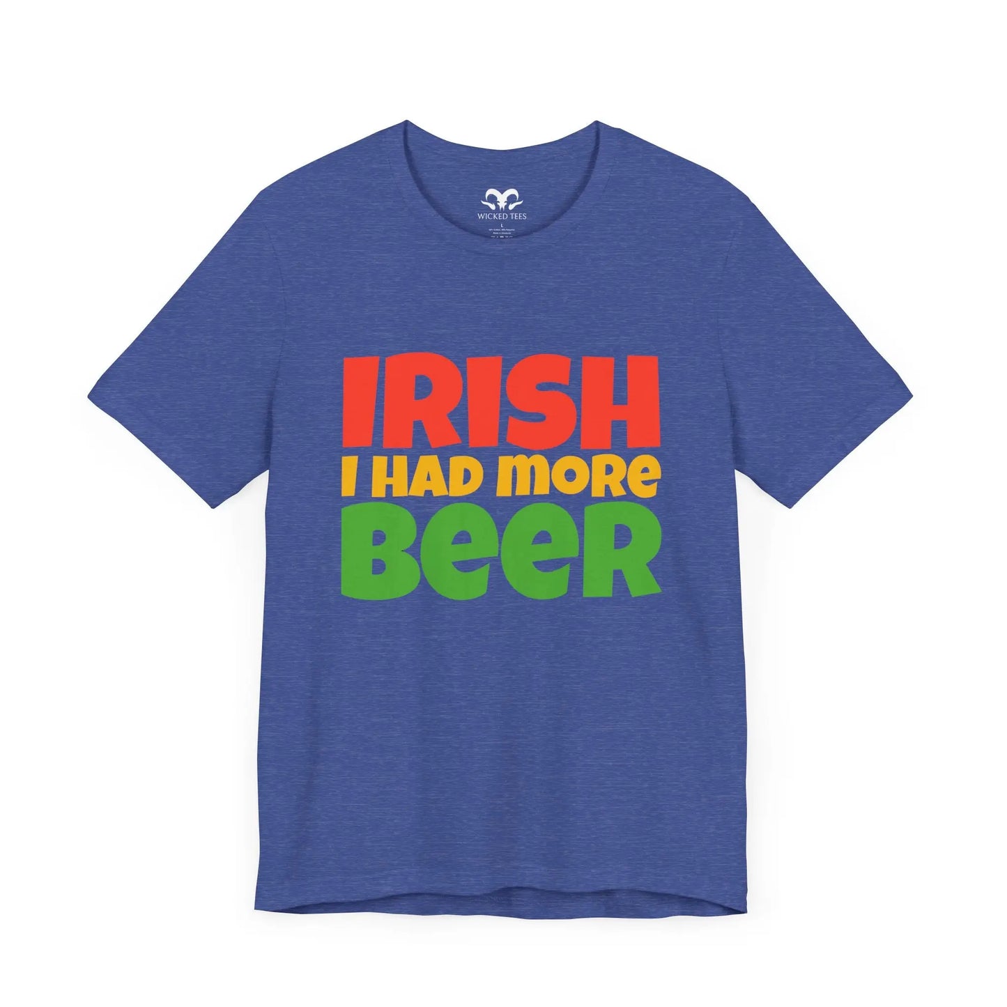 Irish I Had More Beer Men's Short Sleeve Tee - Wicked Tees