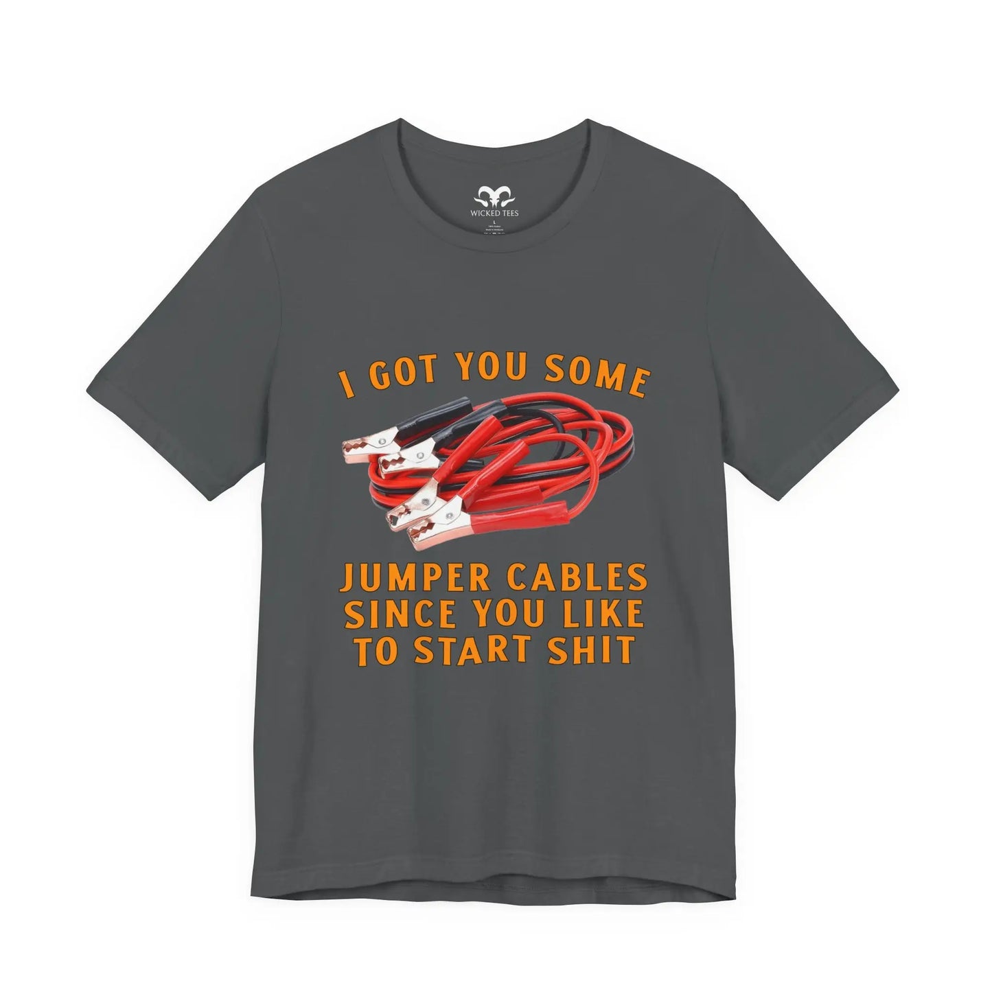 Jumper Cables Men's Tee - Wicked Tees