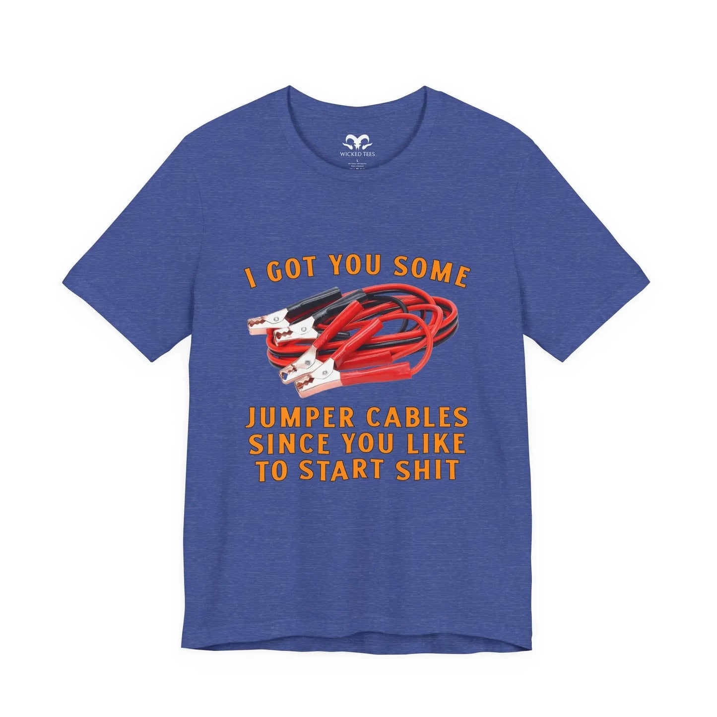 Jumper Cables Men's Tee - Wicked Tees