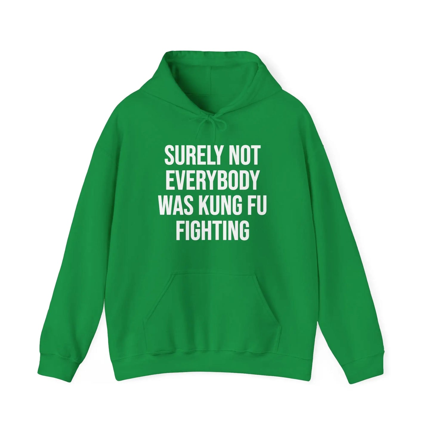 Kung Fu Fighting Men's Hooded Sweatshirt - Wicked Tees