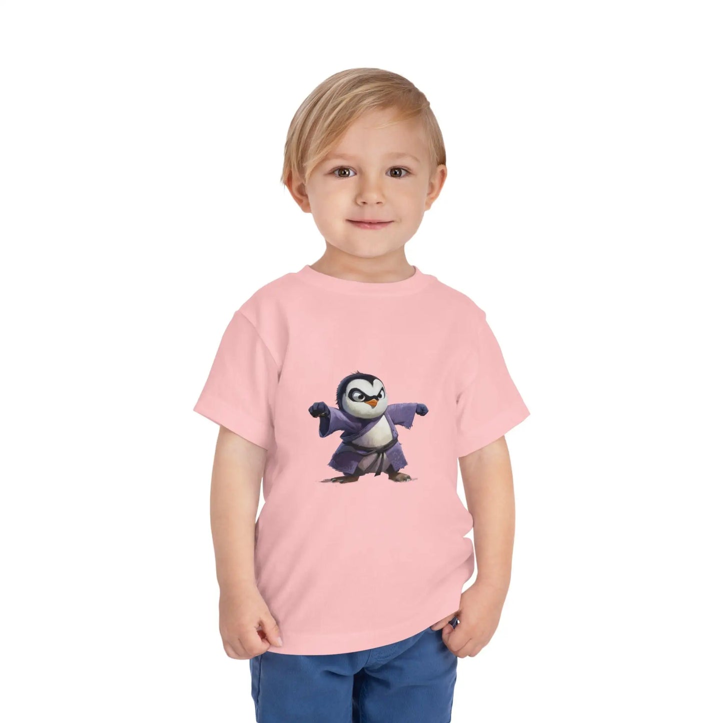 Kung Fu Penguin Toddler Tee - Wicked Tees