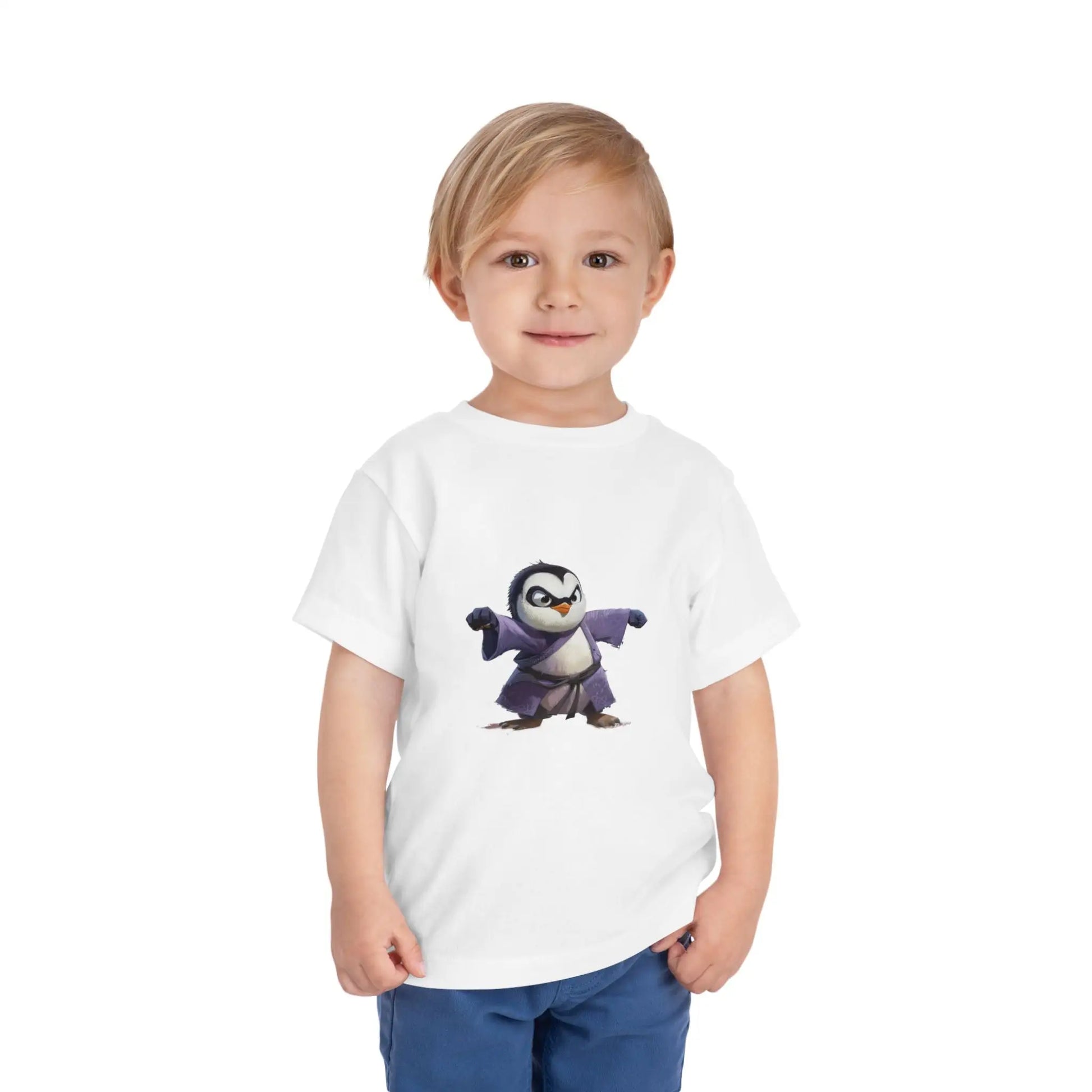 Kung Fu Penguin Toddler Tee - Wicked Tees