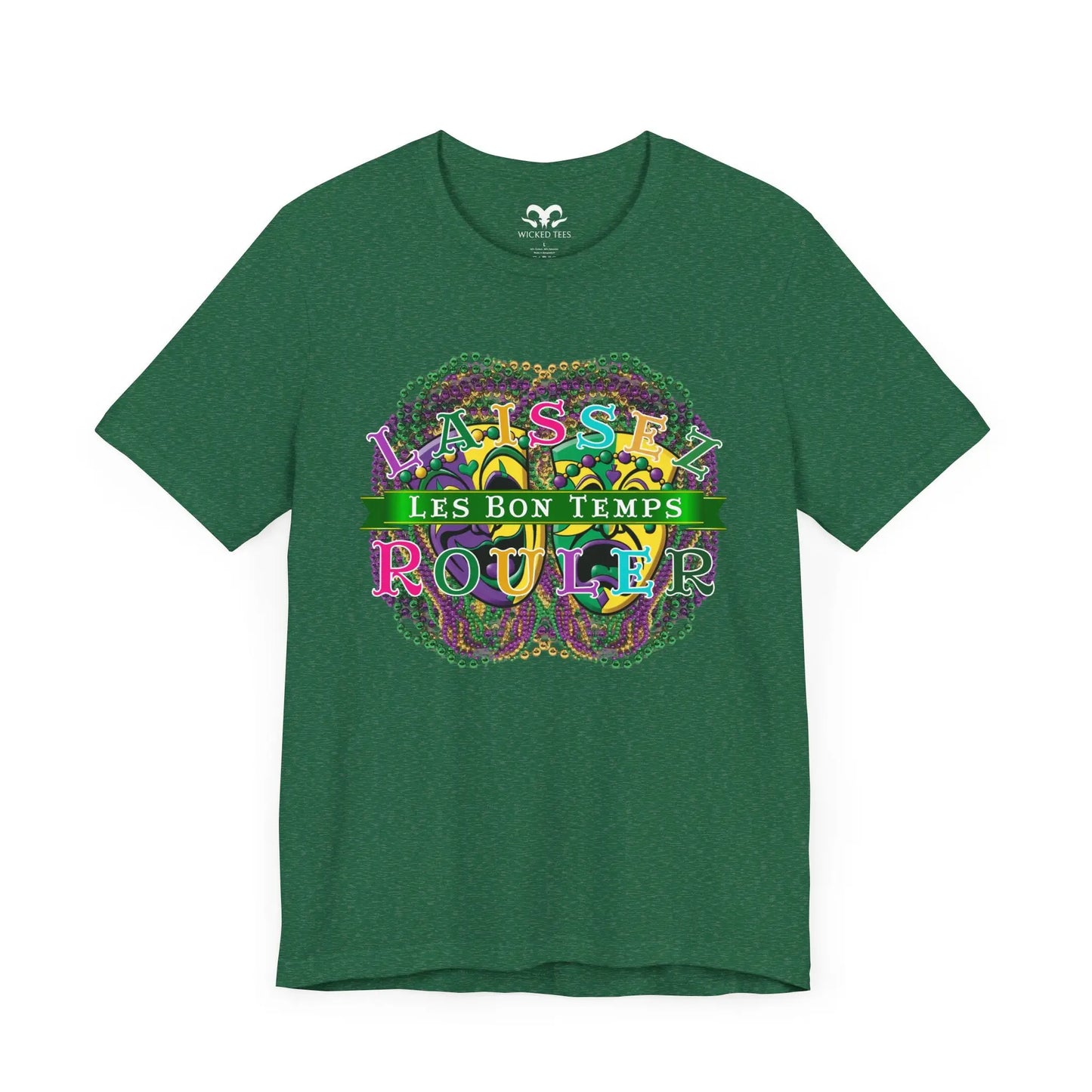 Laissez Les Bon Temps Rouler Men's Tee - Wicked Tees