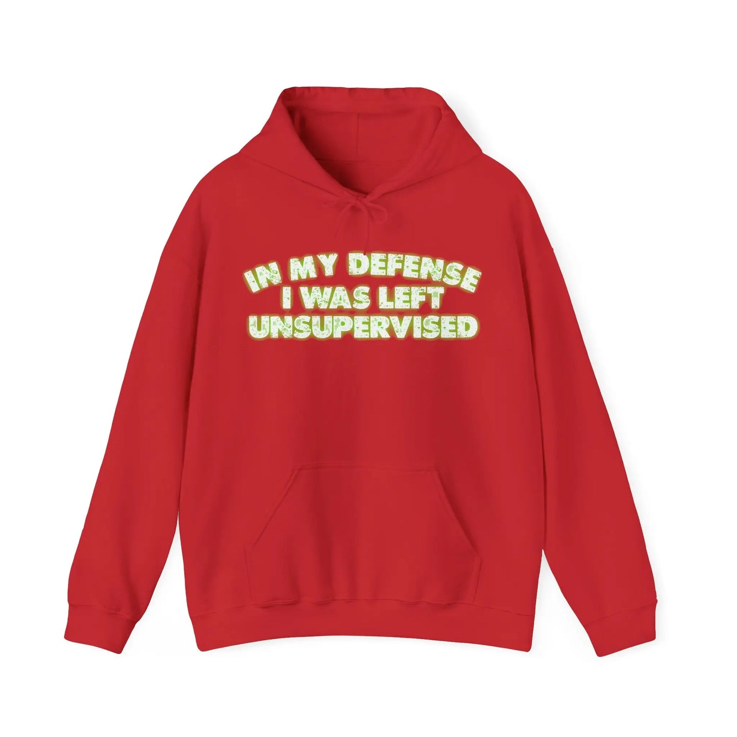 Left Unsupervised Men's Hooded Sweatshirt - Wicked Tees