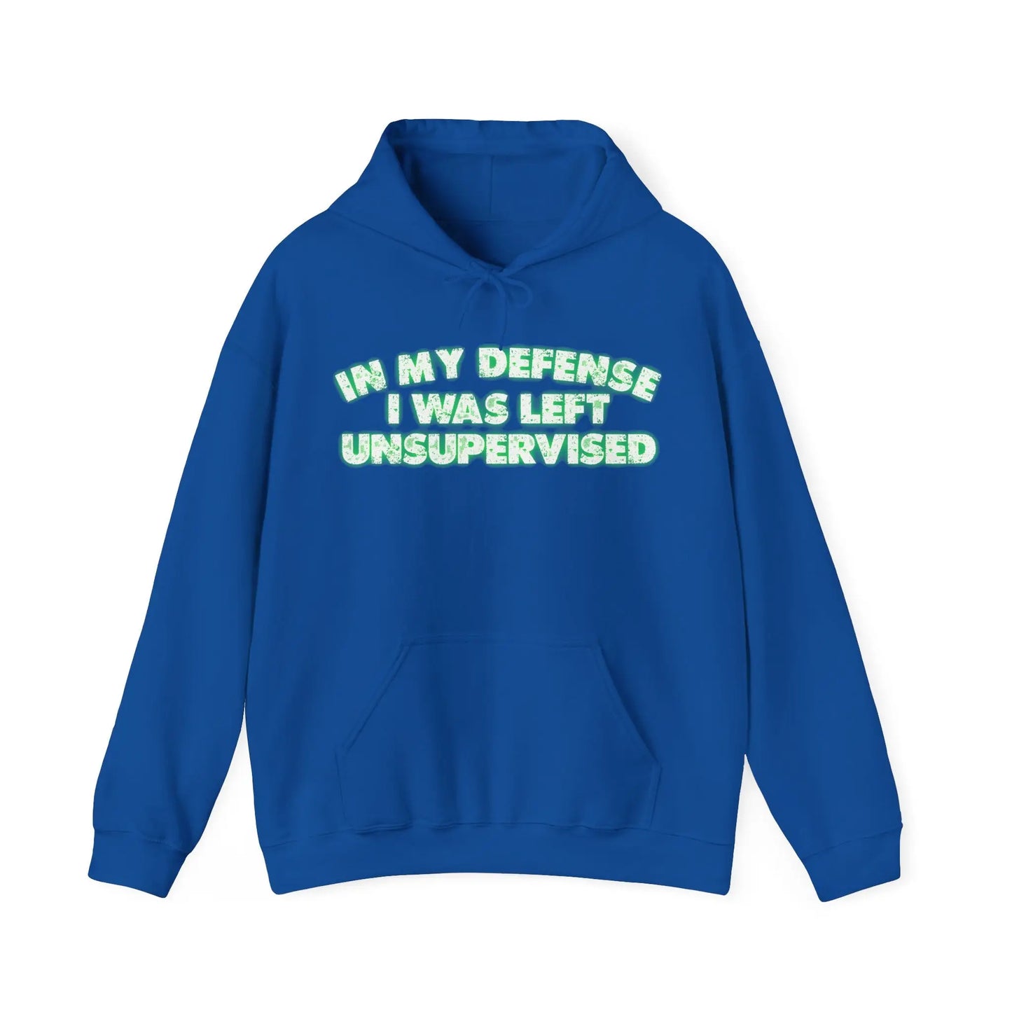 Left Unsupervised Men's Hooded Sweatshirt - Wicked Tees