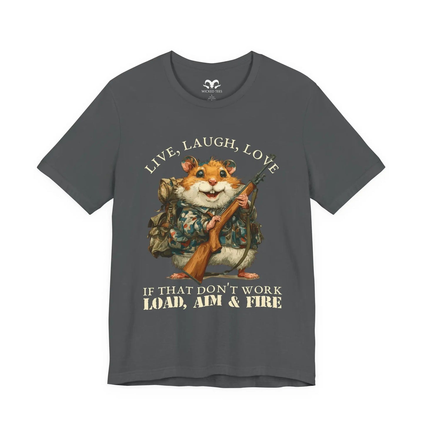Live Laugh Love Men's Tee - Wicked Tees