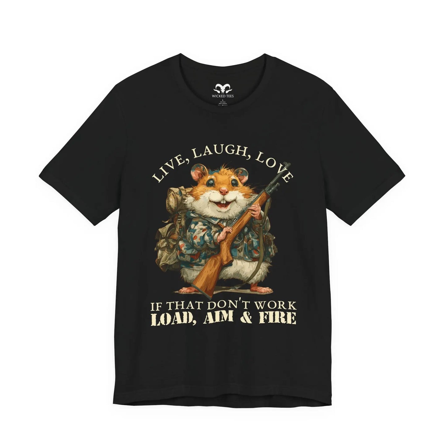 Live Laugh Love Men's Tee - Wicked Tees
