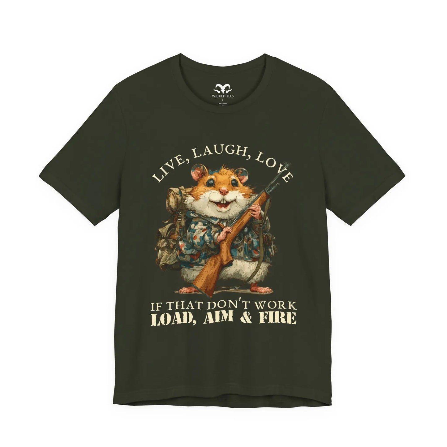 Live Laugh Love Men's Tee - Wicked Tees