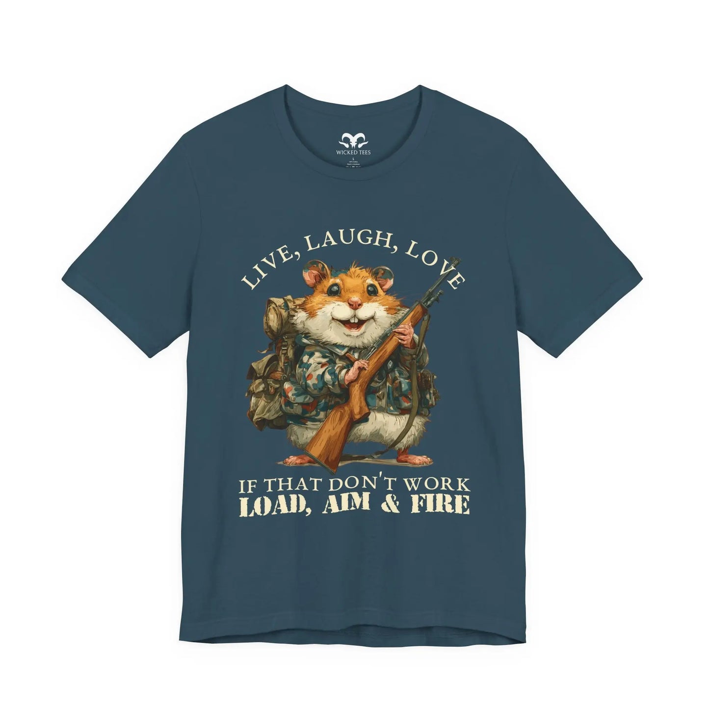 Live Laugh Love Men's Tee - Wicked Tees