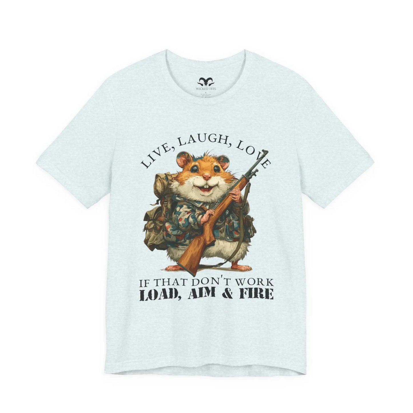 Live Laugh Love Women's Tee - Wicked Tees