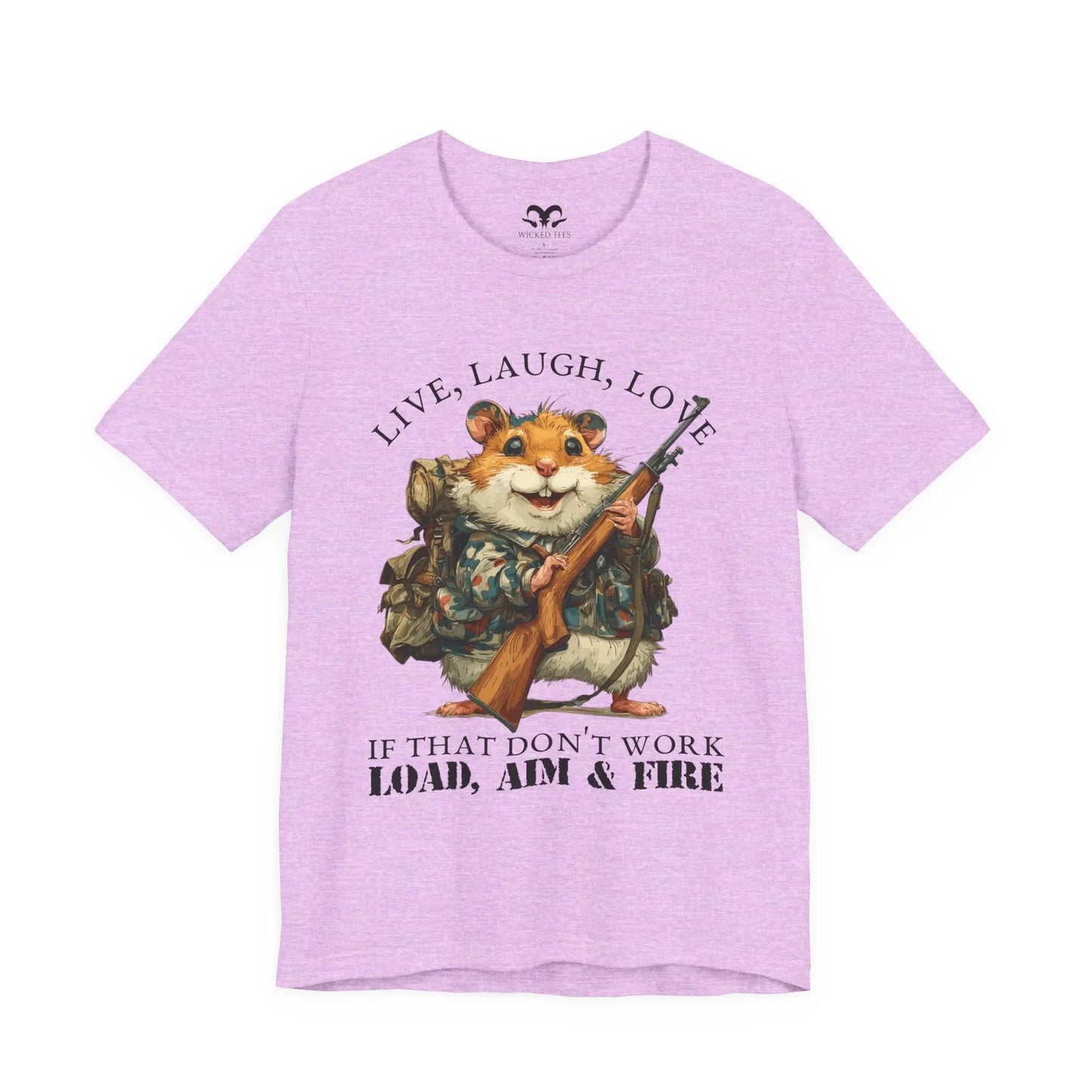 Live Laugh Love Women's Tee - Wicked Tees