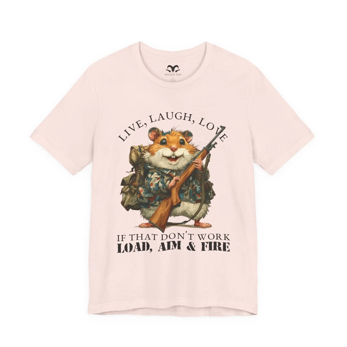 Live Laugh Love Women's Tee - Wicked Tees