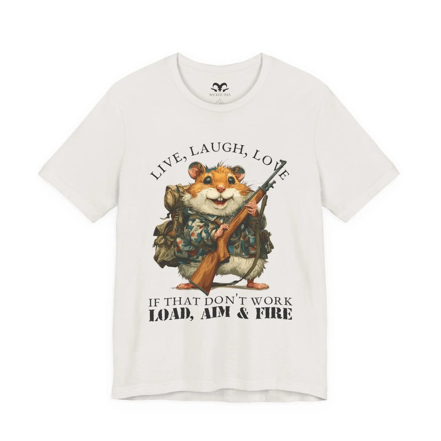 Live Laugh Love Women's Tee - Wicked Tees