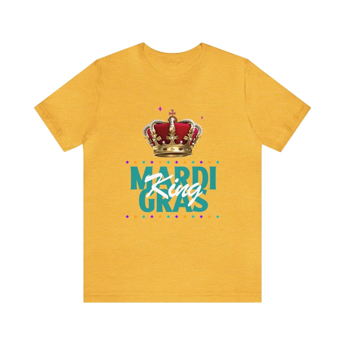 Mardi Gras King Men's Tee - Wicked Tees