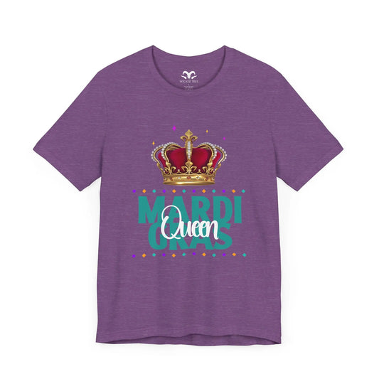 Mardi Gras Queen Women's Short Sleeve Tee - Wicked Tees