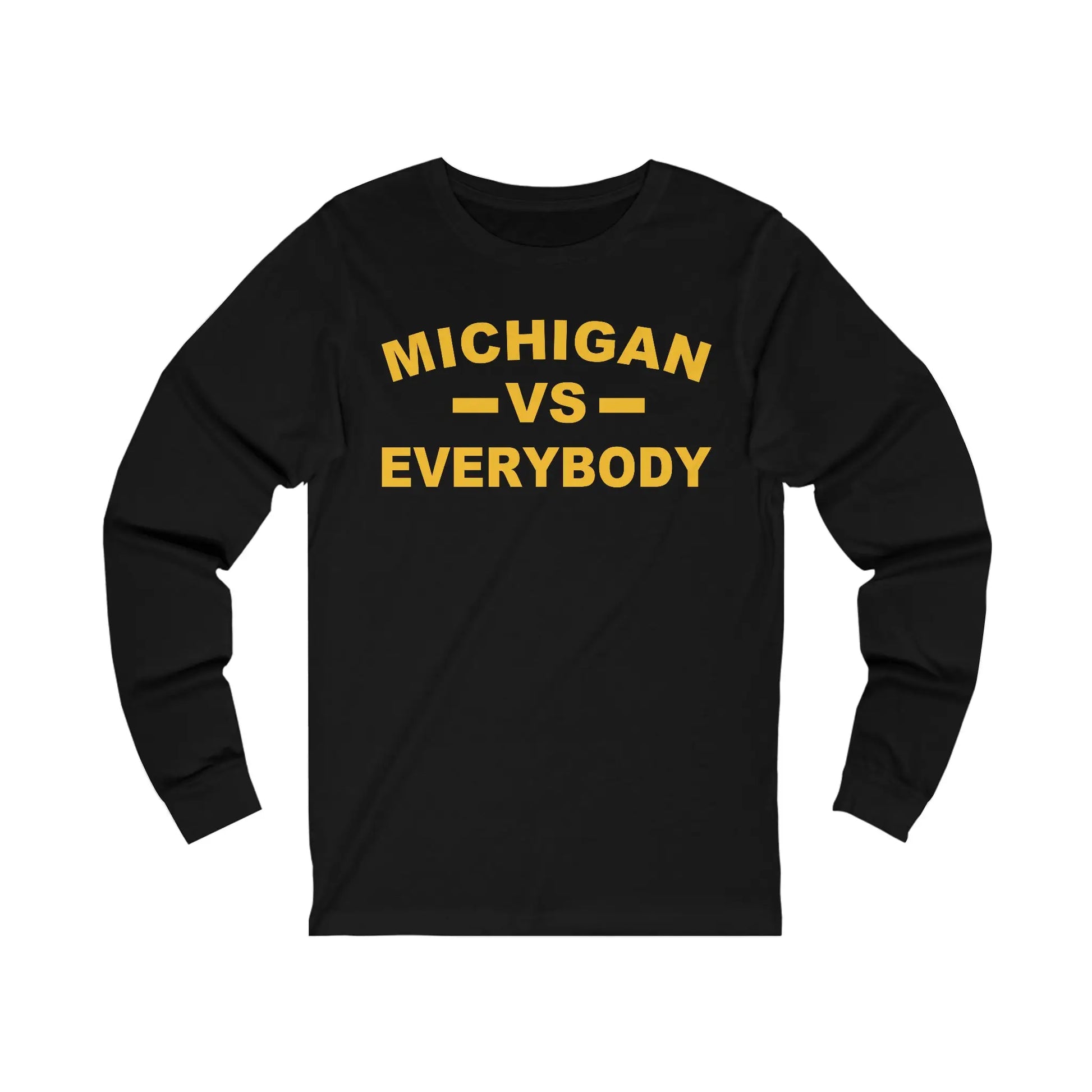 Michigan VS Everybody Men's Long Sleeve Tee - Wicked Tees