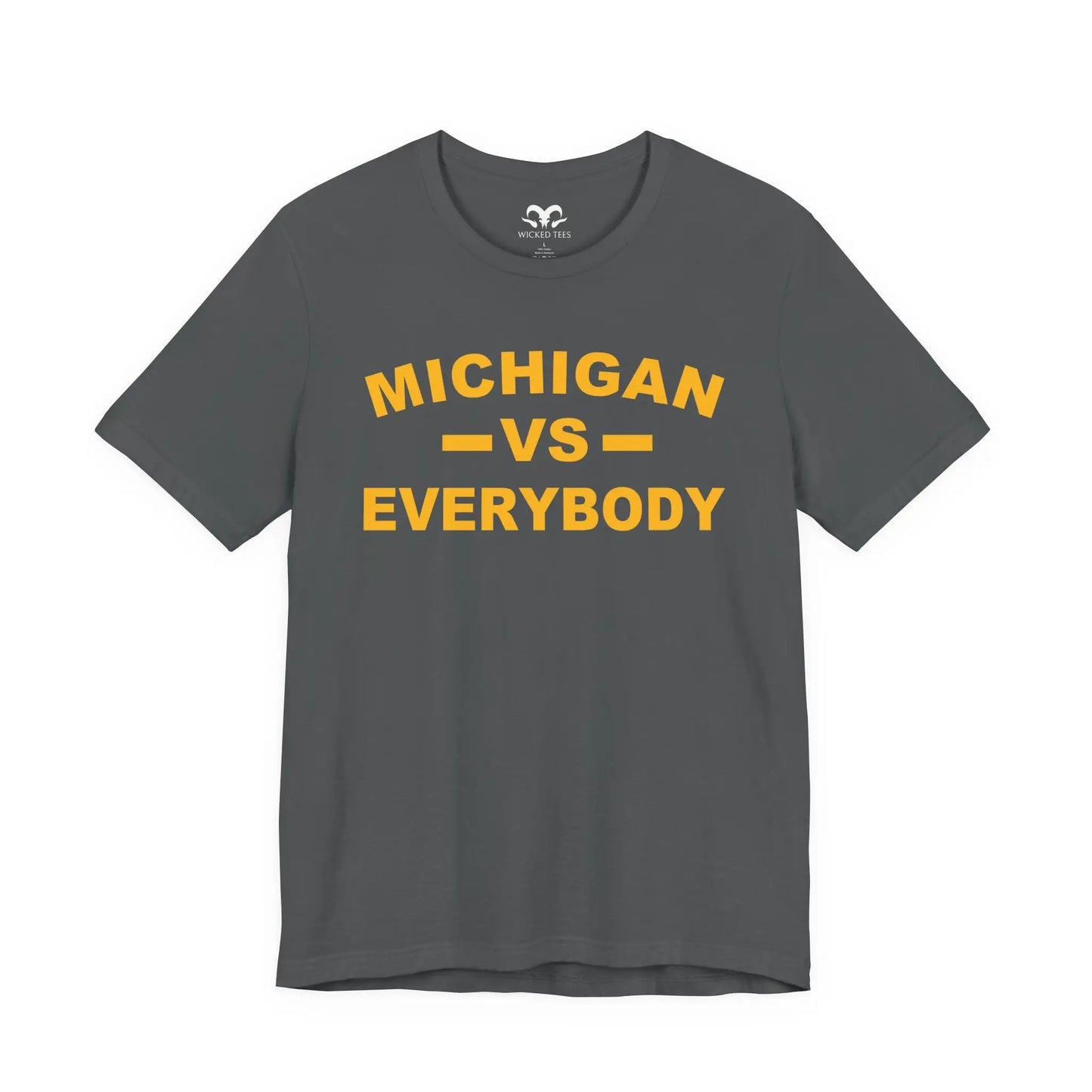 Michigan VS Everybody Men's Short Sleeve Tee - Wicked Tees