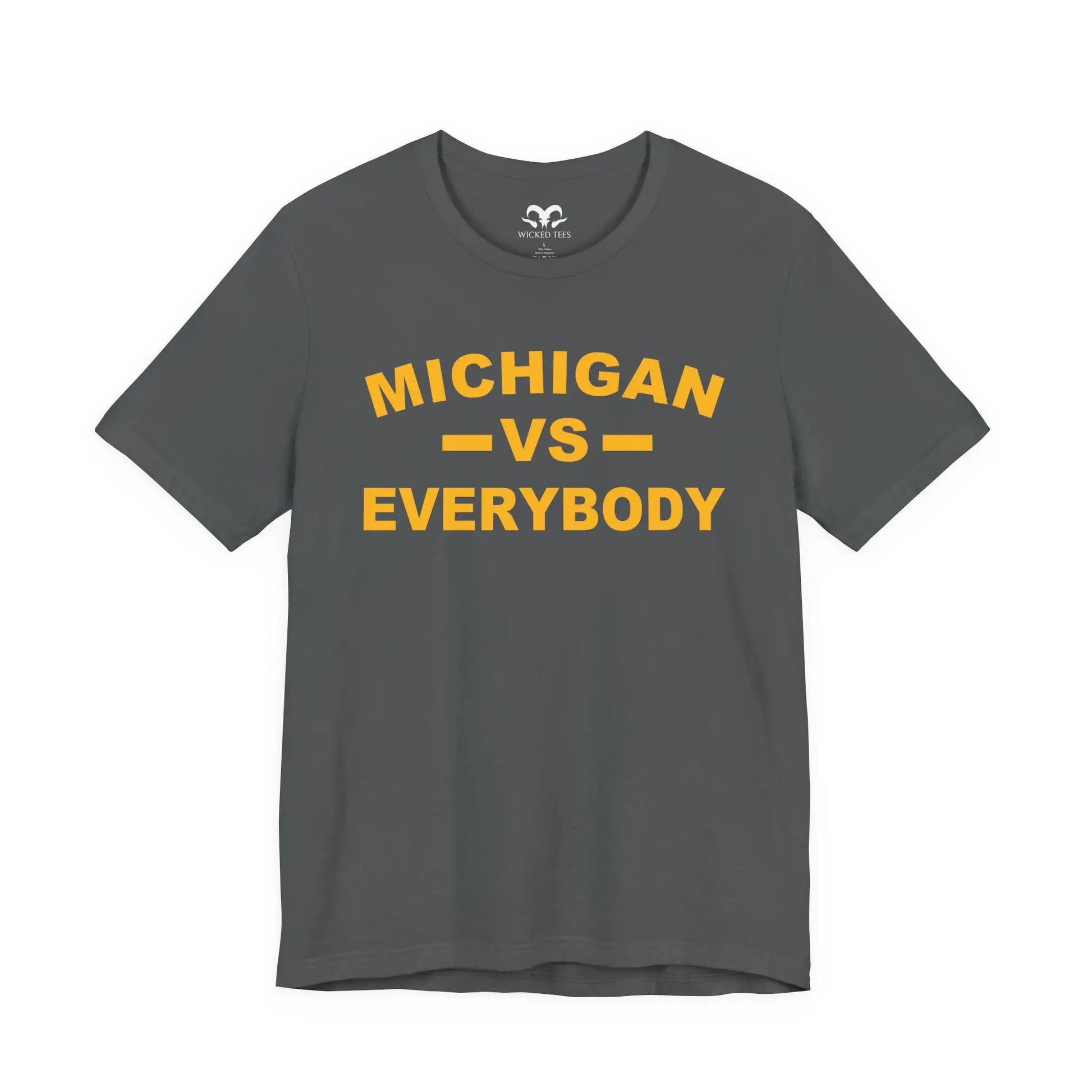 Michigan VS Everybody Men's Short Sleeve Tee - Wicked Tees