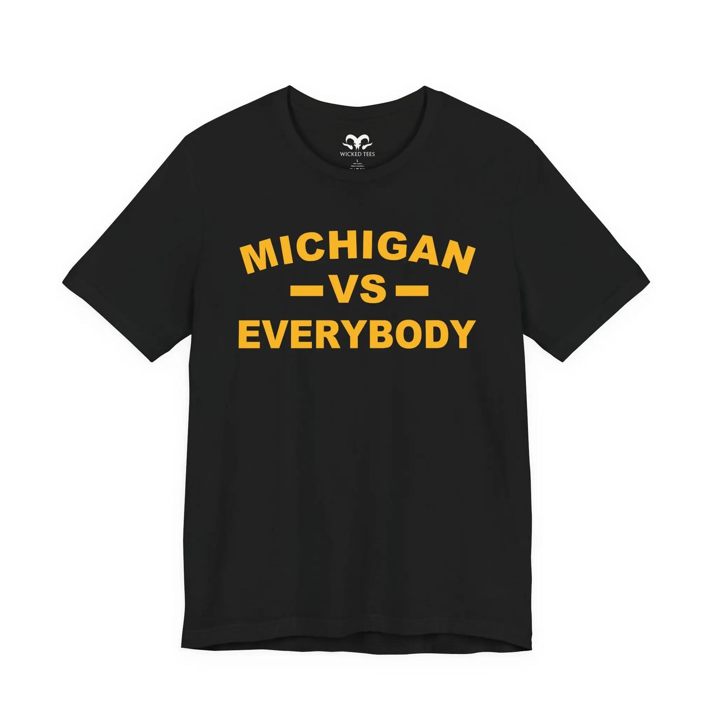 Michigan VS Everybody Men's Short Sleeve Tee - Wicked Tees