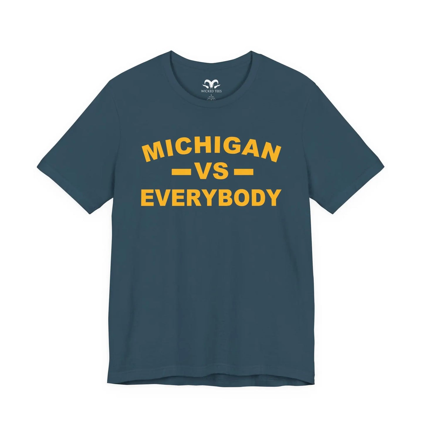 Michigan VS Everybody Men's Short Sleeve Tee - Wicked Tees